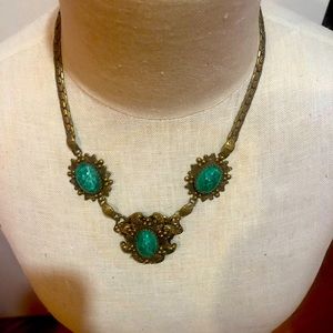 Peking Glass Karu Fifth Vintage Necklace